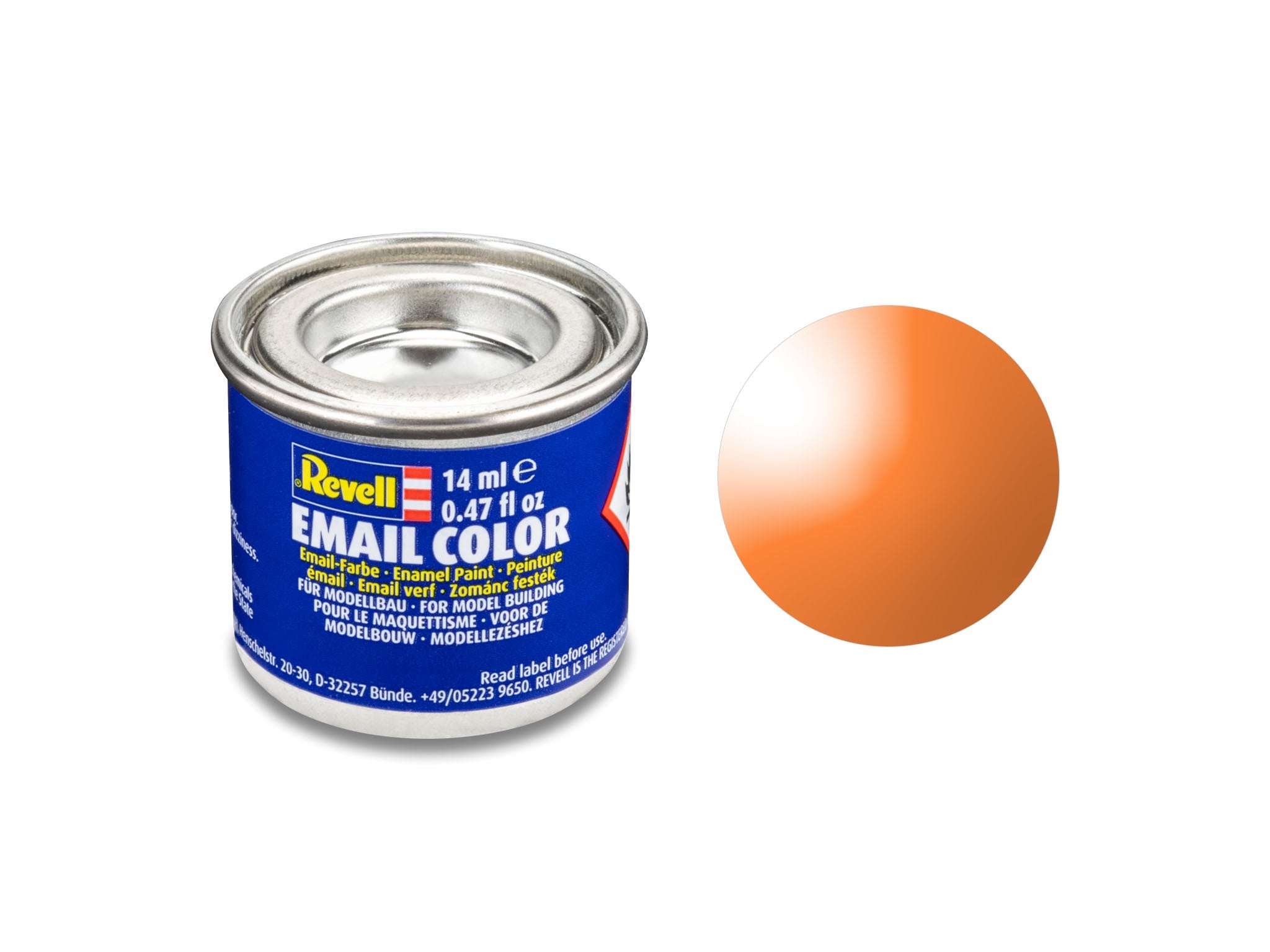 Orange - Klar - Transparent