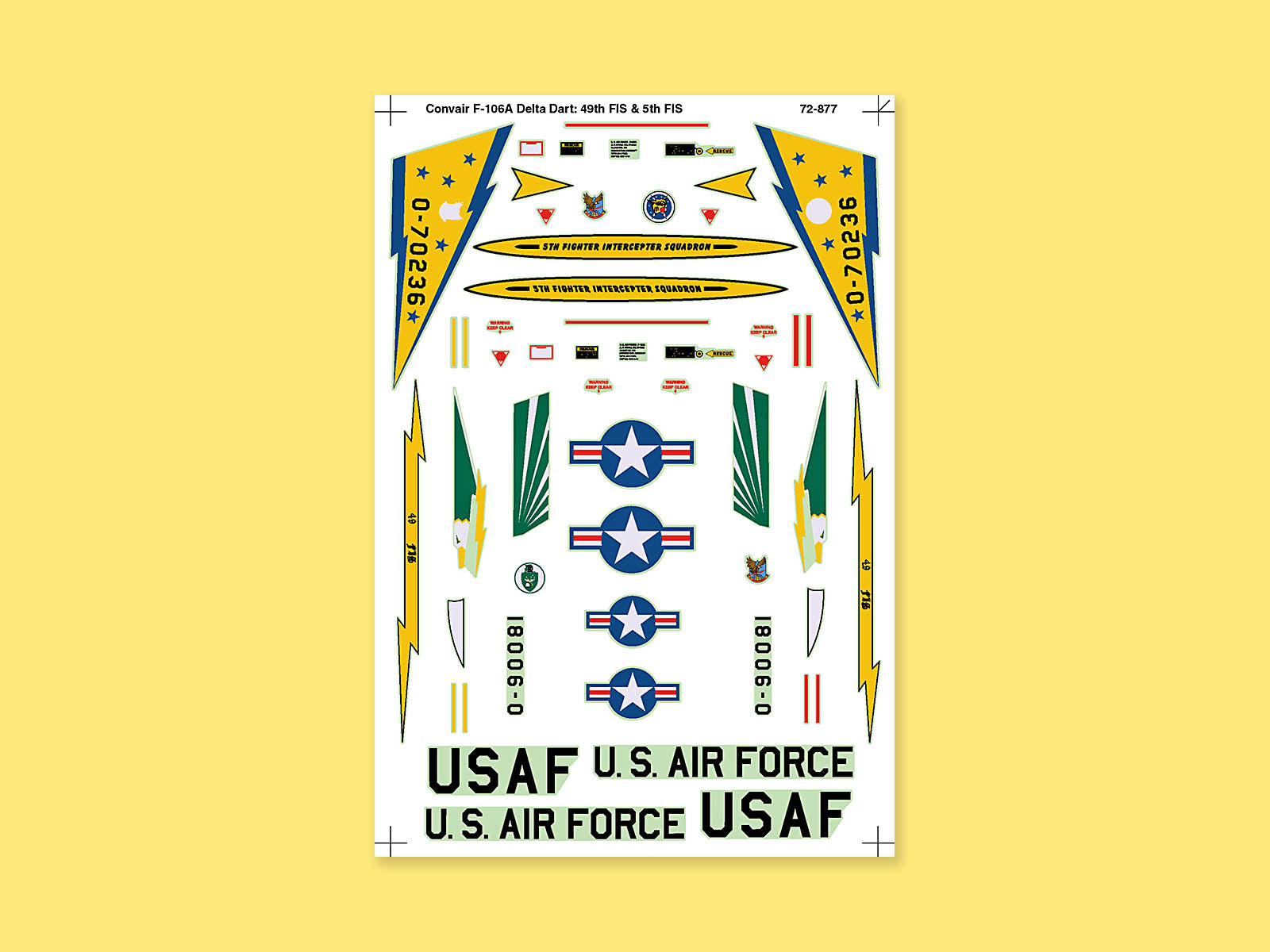 "5th & 49th FIS" Convair F-106 A "Delta Dart"