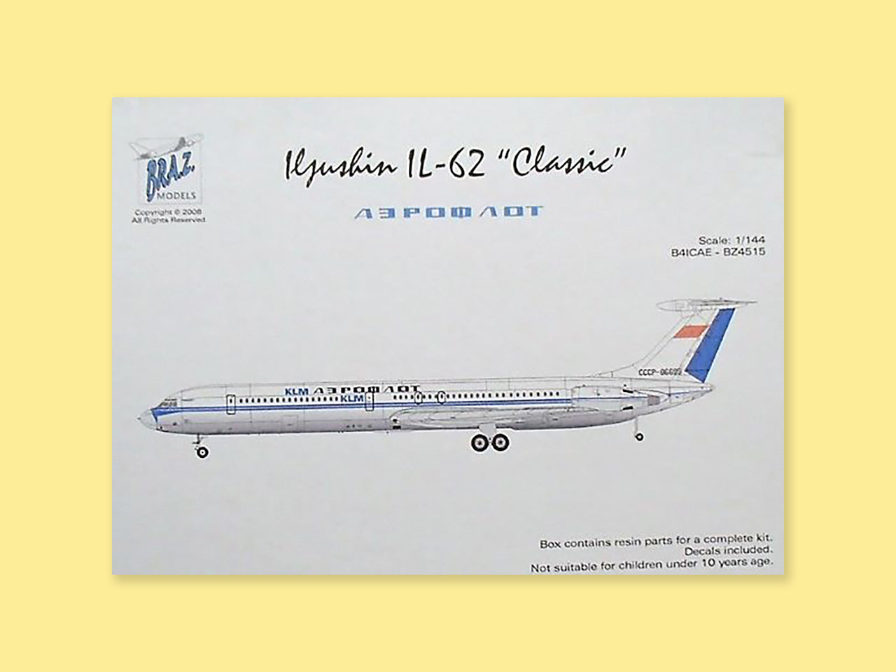 Ilyushin IL-62 "Aeroflot" "KLM"