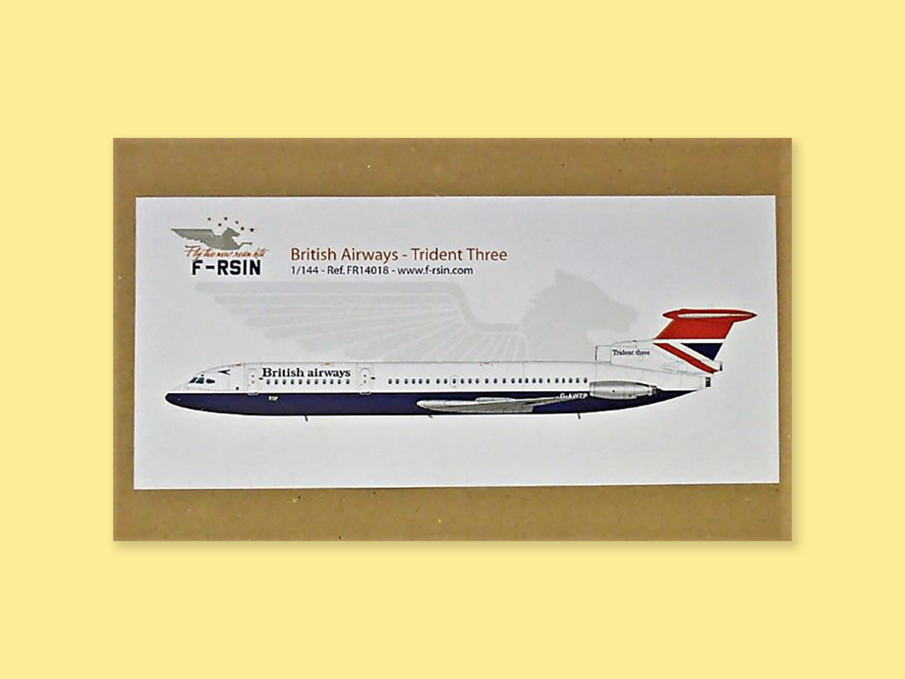 Hawker Siddeley "Trident 3" "British airways Trident three"