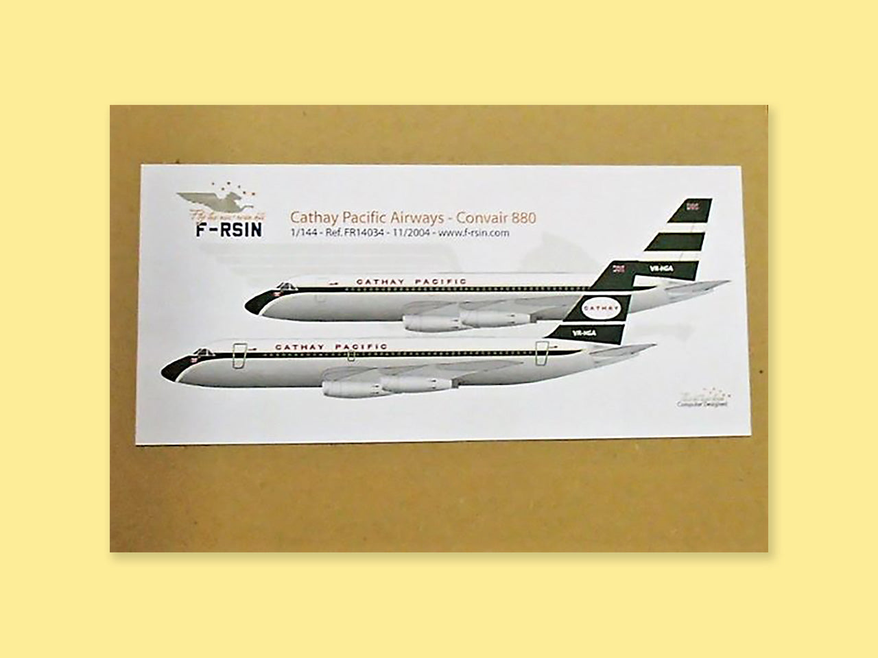 Convair CV-880 "CATHAY PACIFIC"
