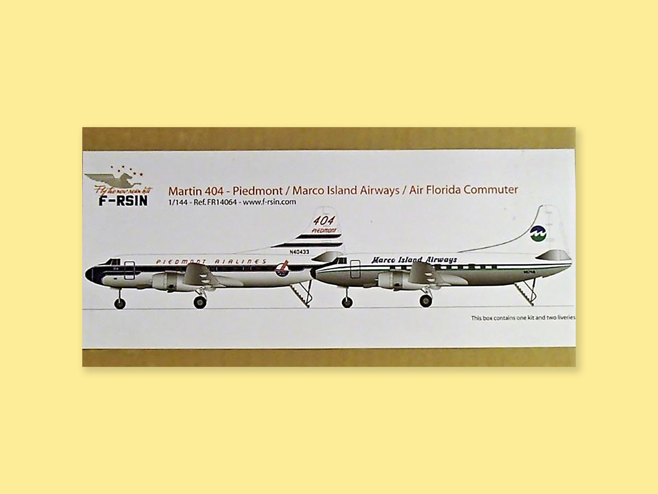 Martin 4-0-4 "air florida commuter"