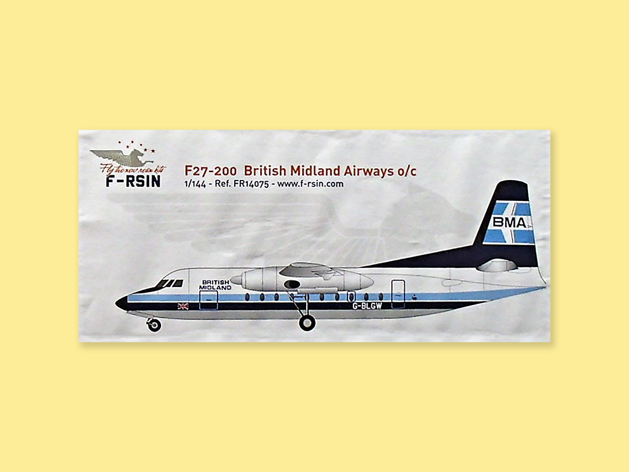 Fokker F-27-200 "British Midland BMA"