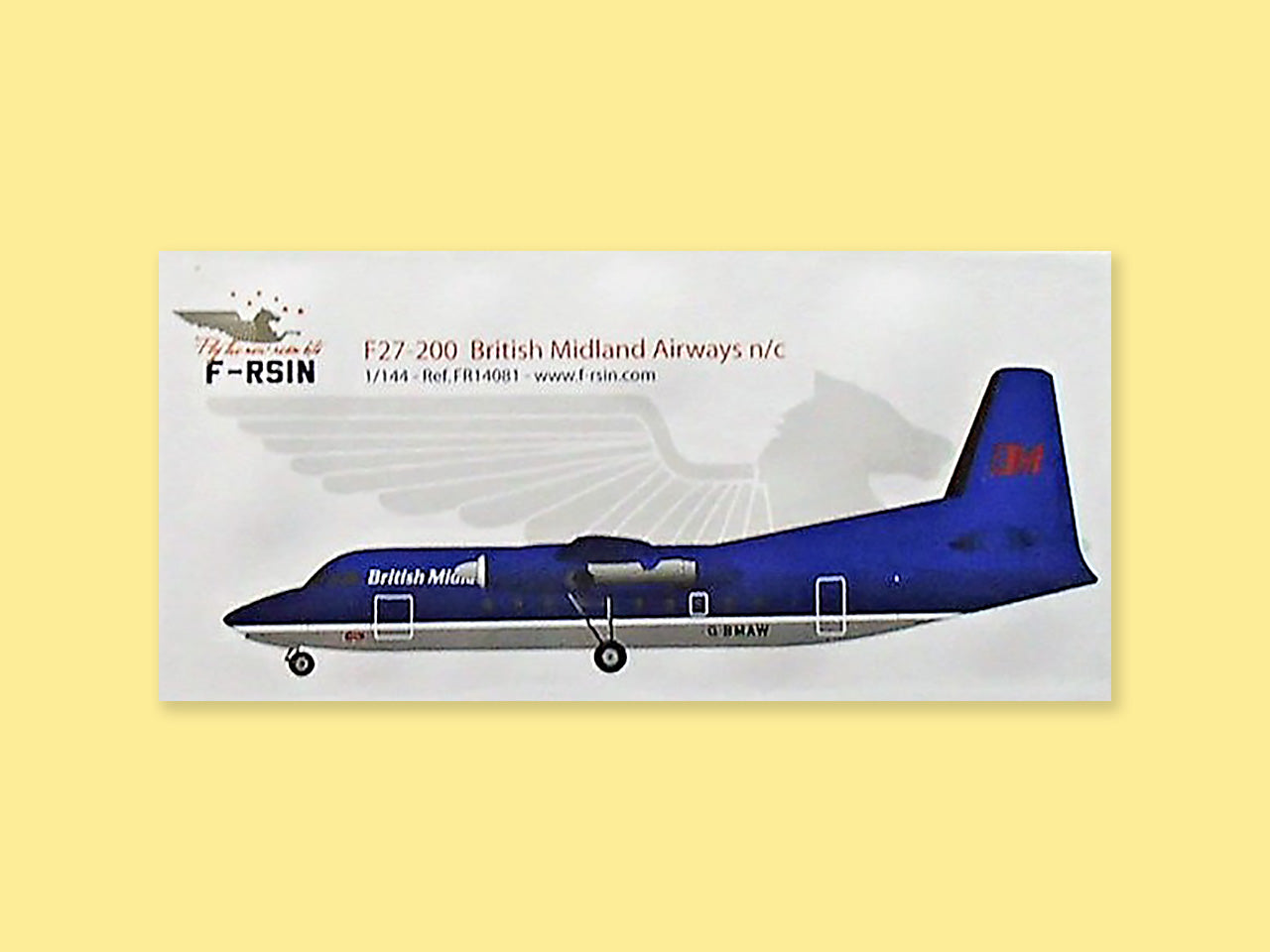 Fokker F-27-200 "BRITISH MIDLAND BM"