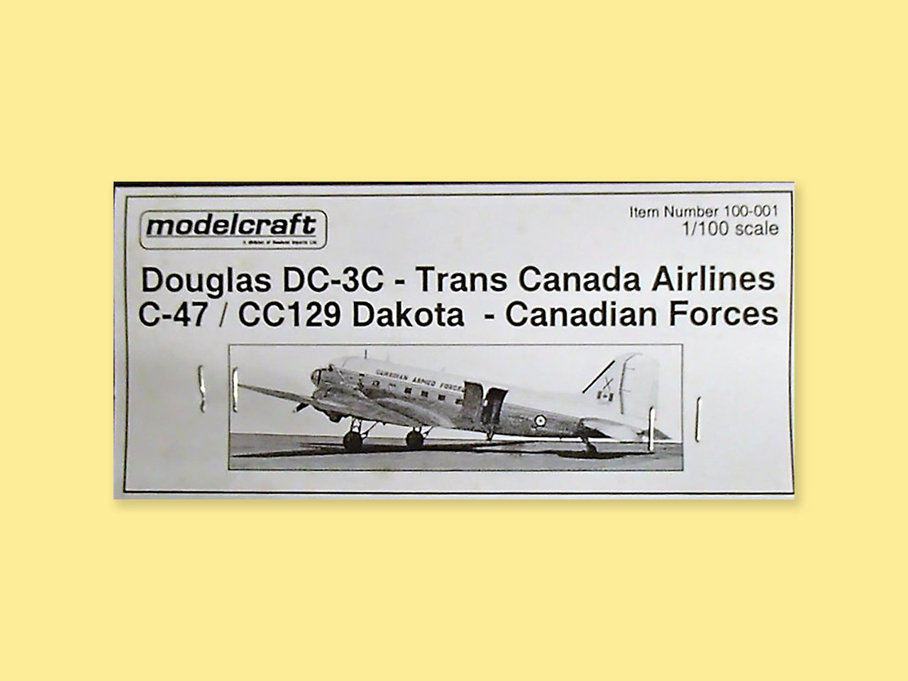 Douglas DC-3 / C-47 / CC 129 "Canada"