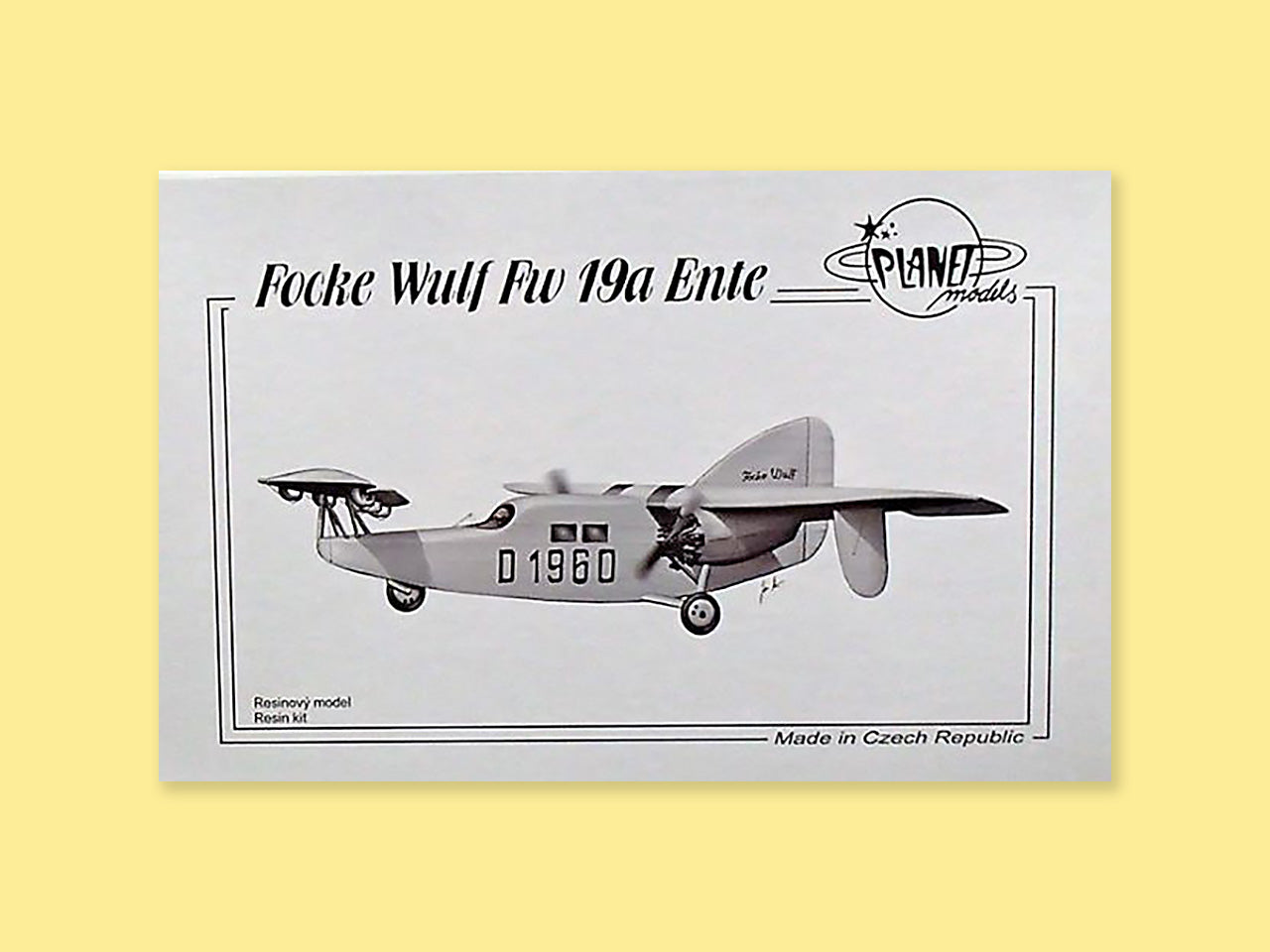 Focke-Wulf Fw 19 a "Ente"