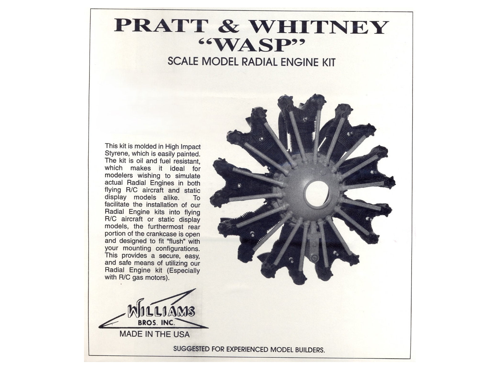 Pratt & Whitney "Wasp" 9-Zylinder Sternmotor
