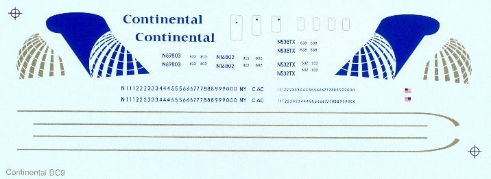 "CONTINENTAL" McDonnell Douglas DC-9 / MD-80