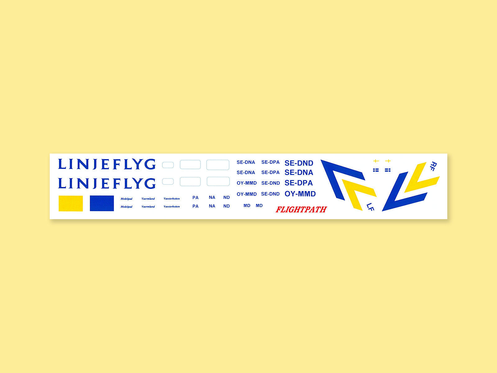 "LINJEFLYG" Boeing B 737-300 / -500