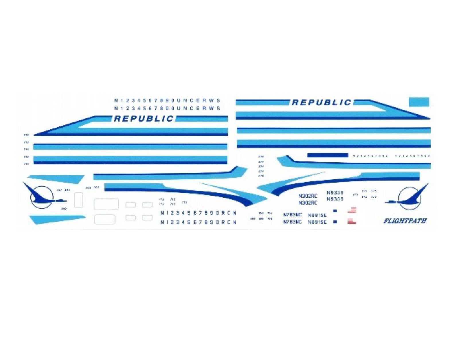"REPUBLIC" McDonnell Douglas MD-80