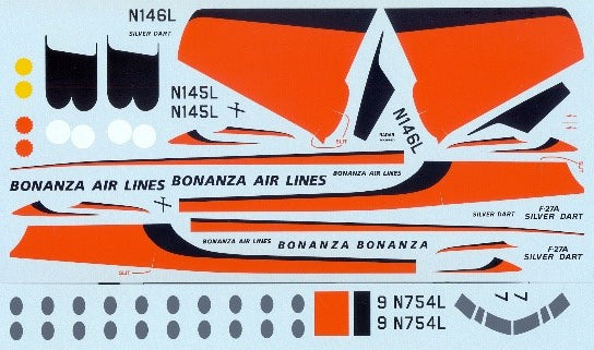 "BONANZA AIRLINES" Fokker F 27 "Friendship"
