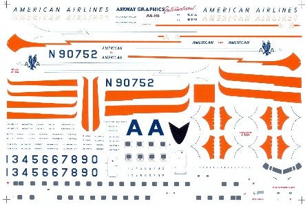 "AMERICAN AIRLINES AA" Douglas DC-6 B