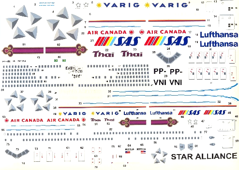 Boeing B 747 / B 767 - Collection