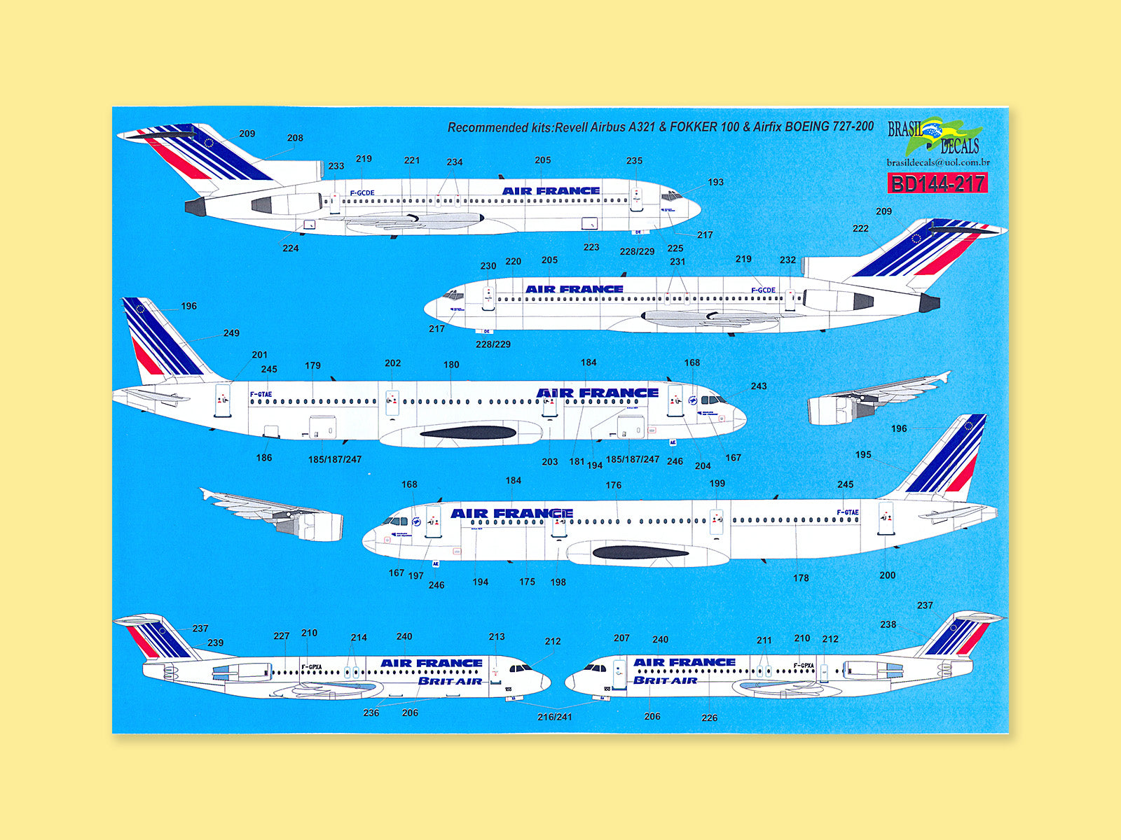 AIR FRANCE Collection + diverse