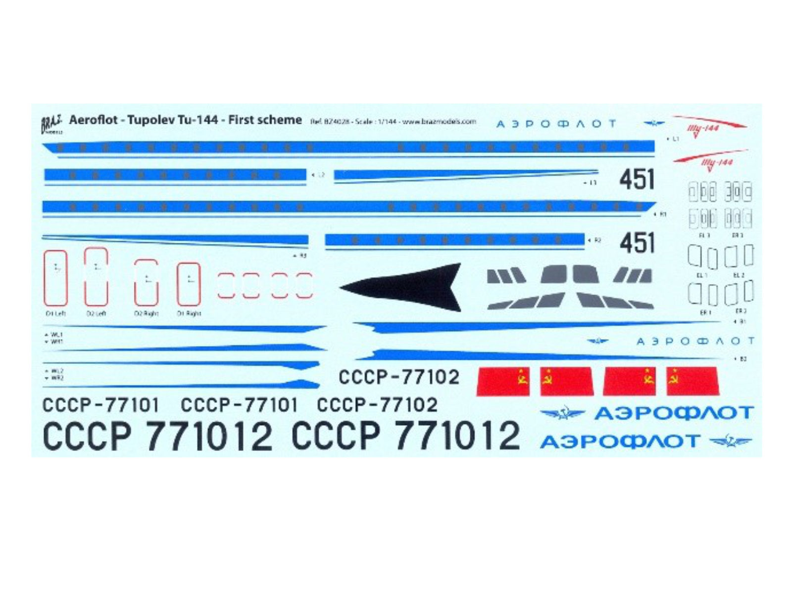 "AEROFLOT" Tupolew TU-144
