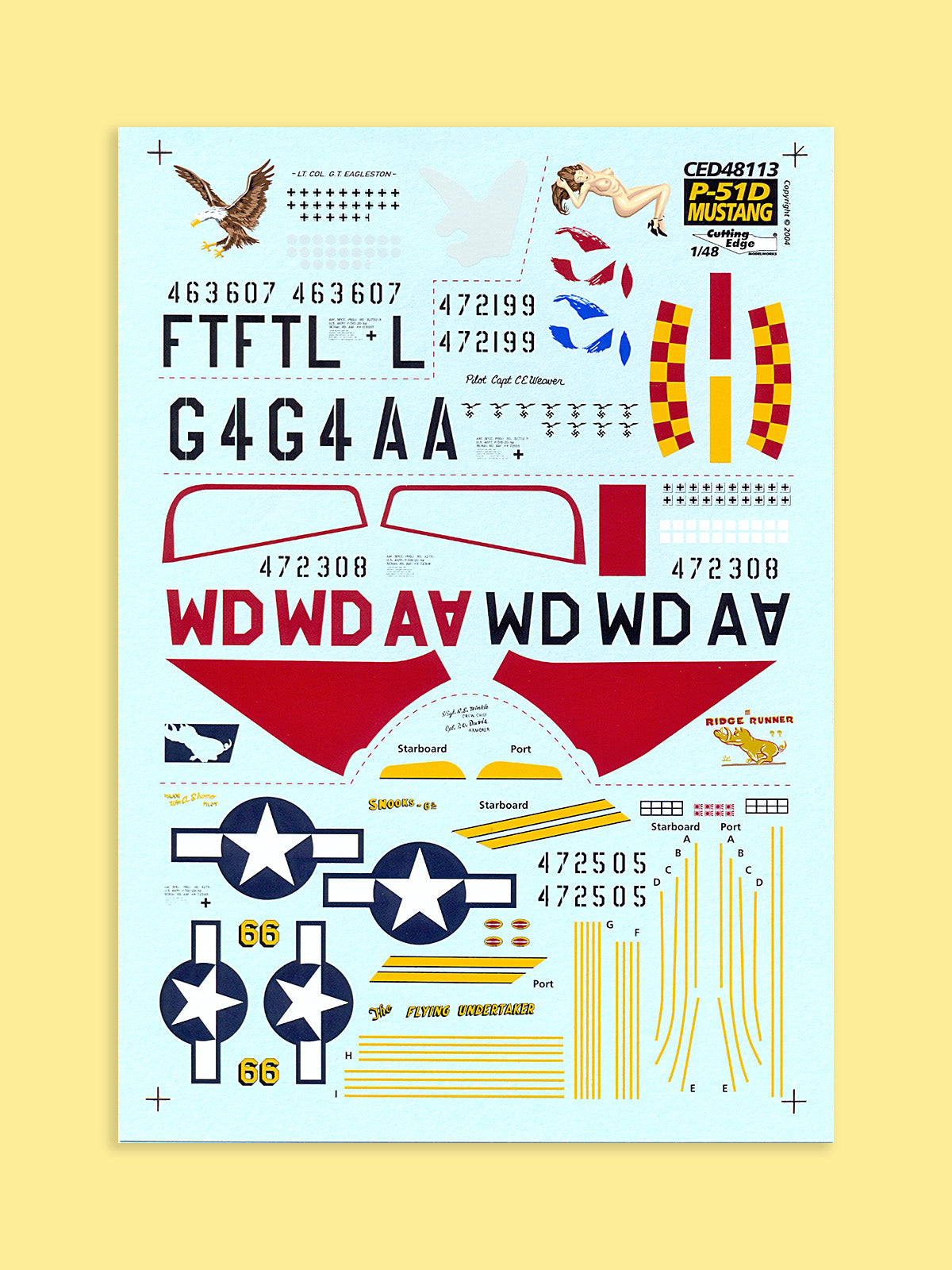 North American P-51 D "Mustang"