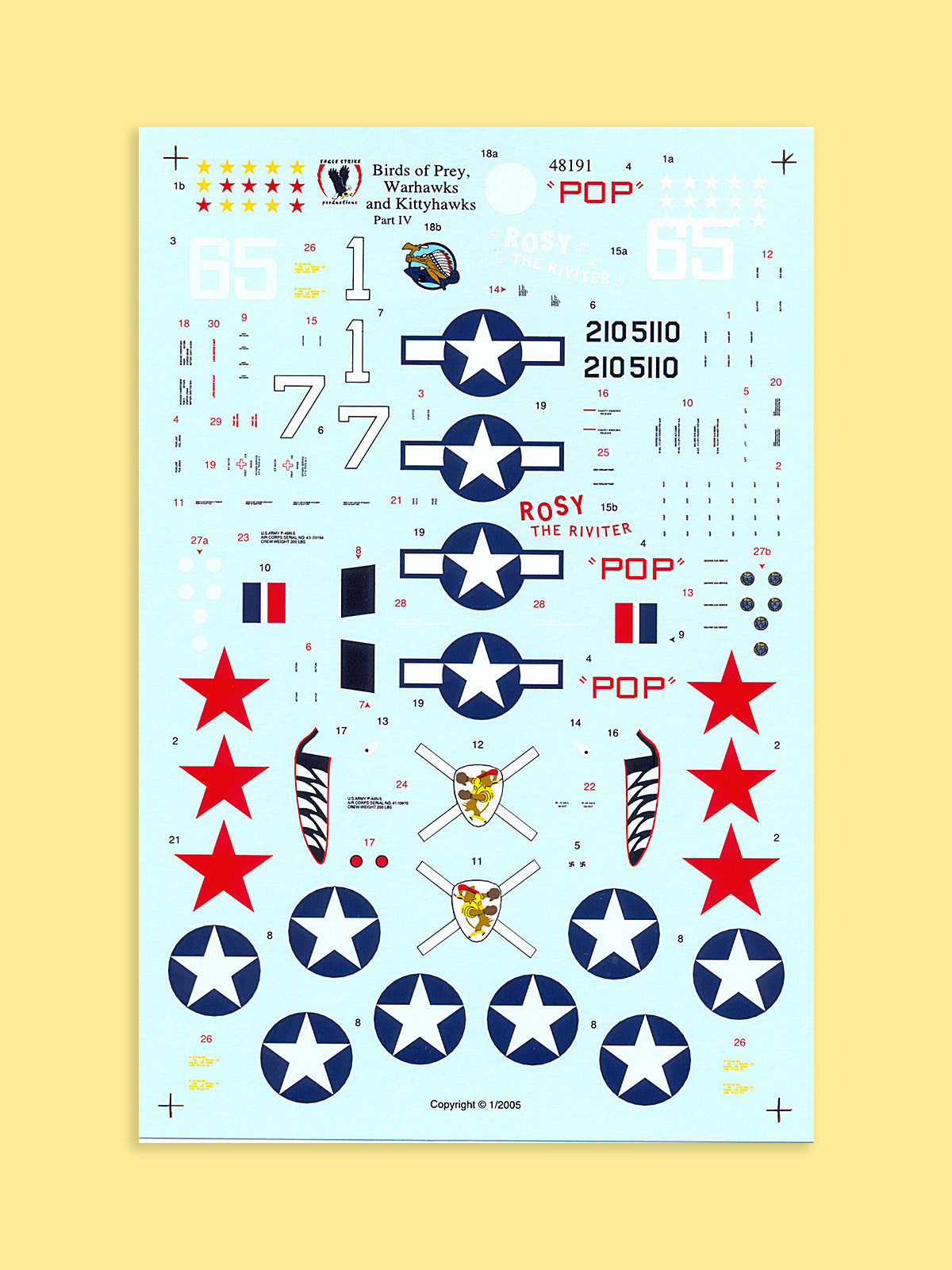 "Birds of Prey # 4" Curtiss-Wright P-40