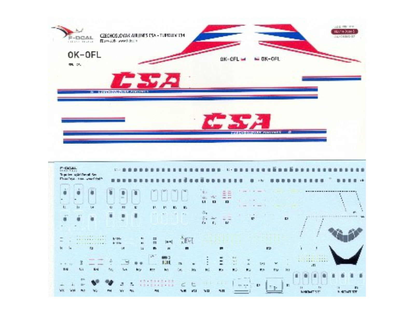 "CSA" Tupolev TU-134