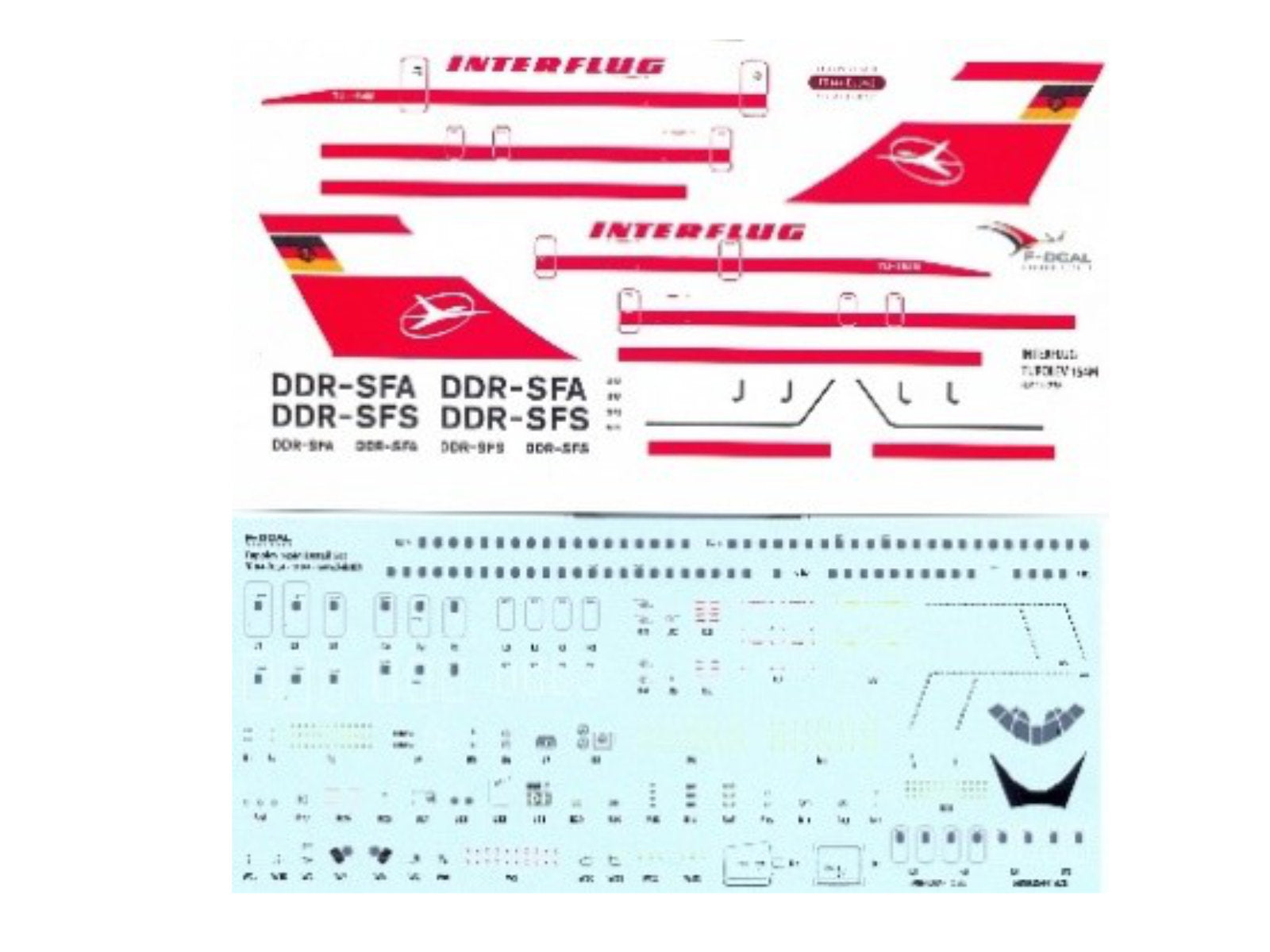 "INTERFLUG" Tupolew TU-154