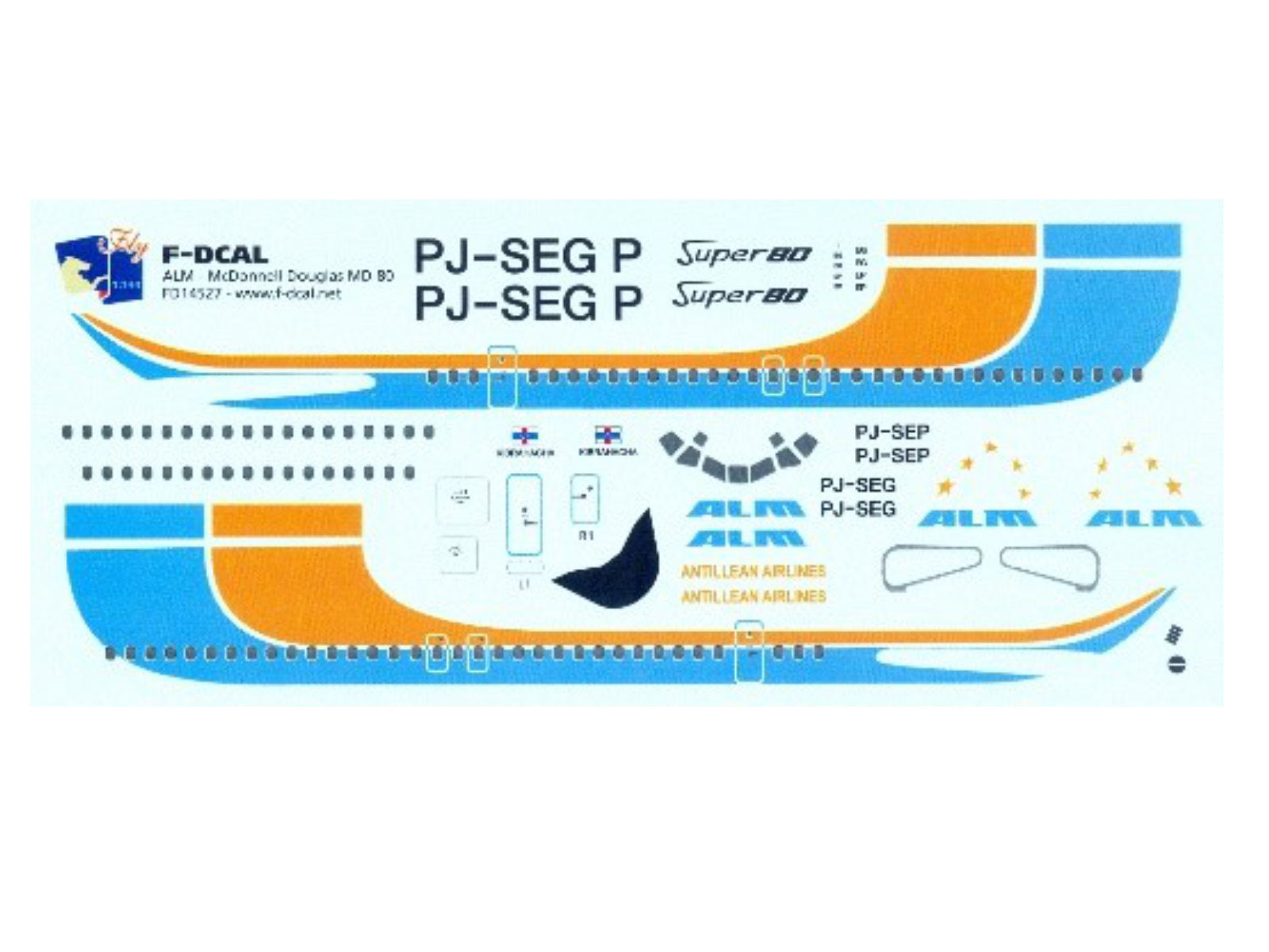 "ANTILLEAN AIRLINES ALM" McDonnell Douglas MD-80