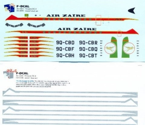 "AIR ZAIRE" Douglas DC-4