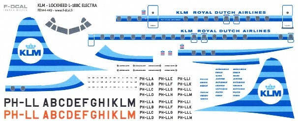Lockheed L-188 "KLM ROYAL DUTCH AIRLINES"