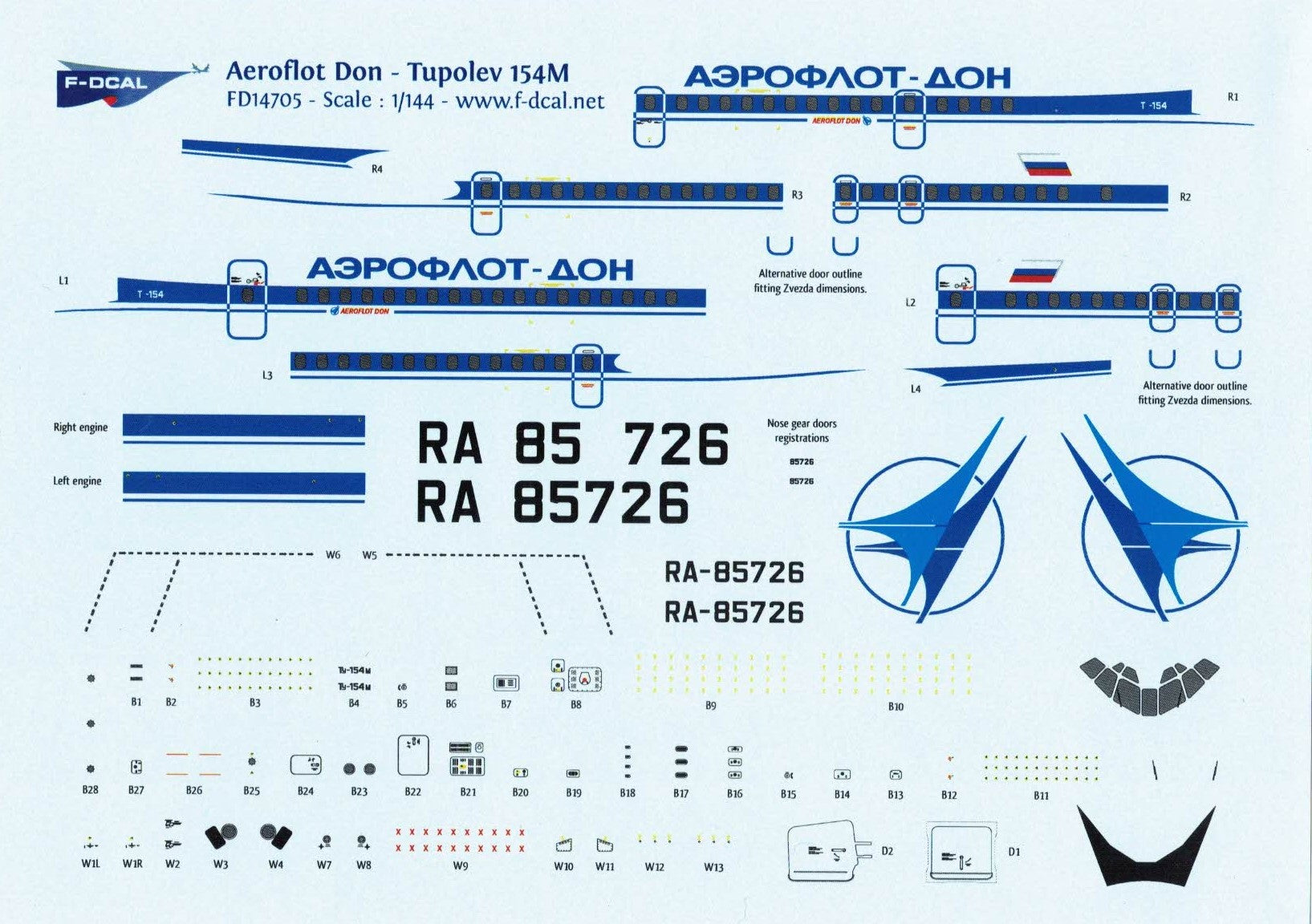 "AEROFLOT" Tupolew TU-154