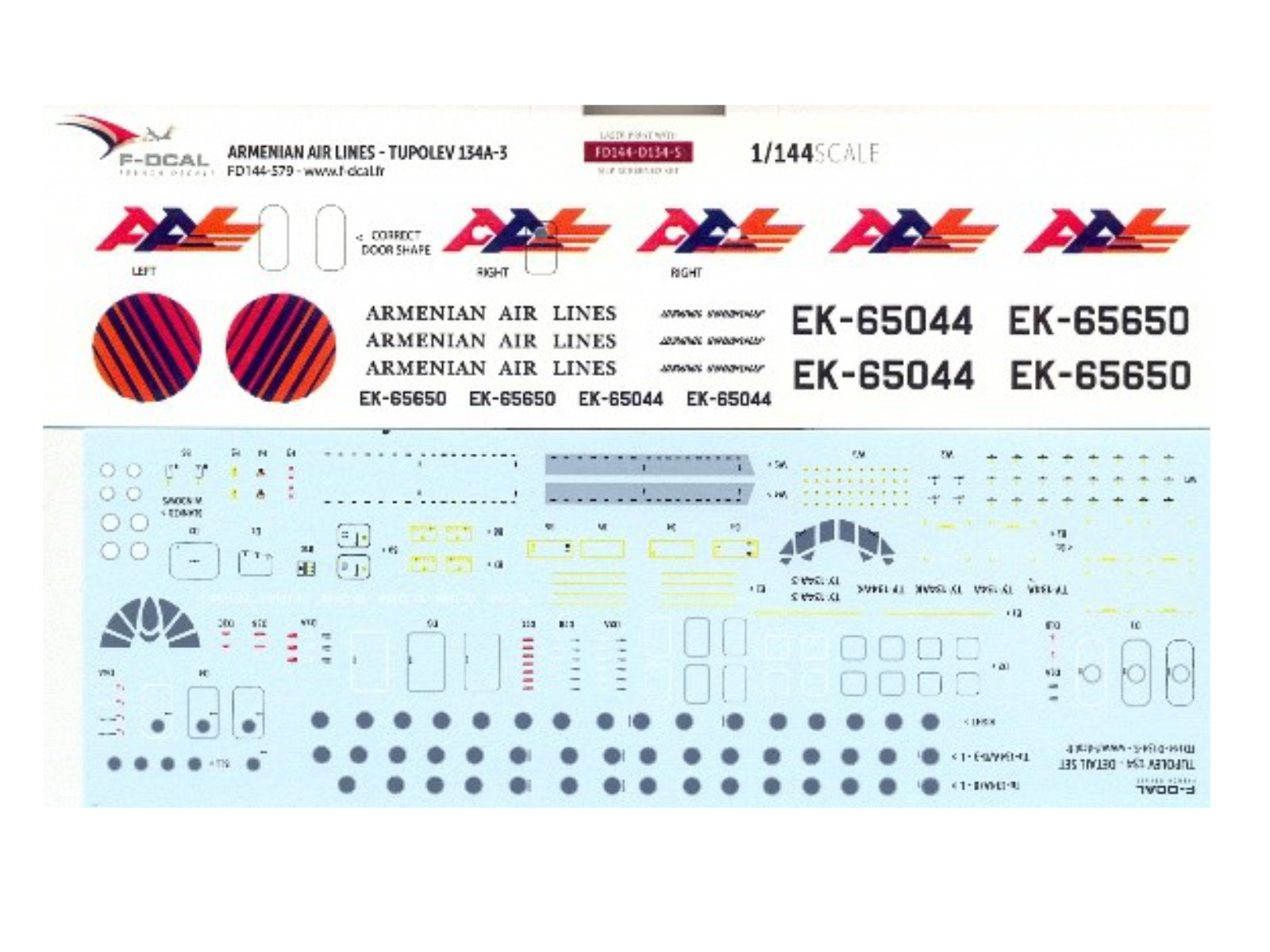 "ARMENIAN AIR LINES" Tupolew TU-134