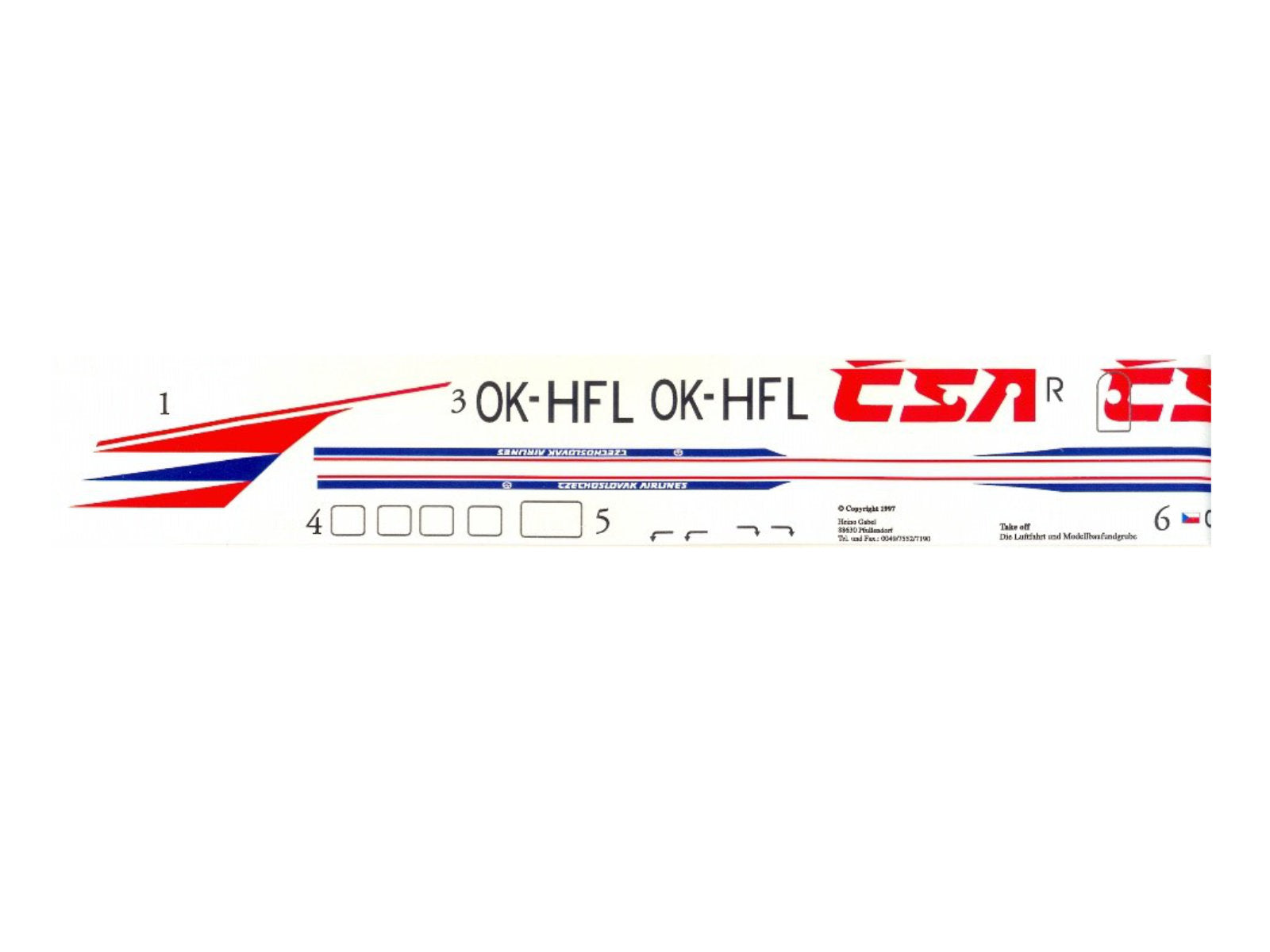 "CSA" Tupolev TU-134