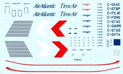 "Air Atlantic" "Time Air" de Havilland Canada DHC-8 "Dash 8-100"