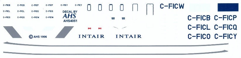 "INTAIR" Fokker F-100