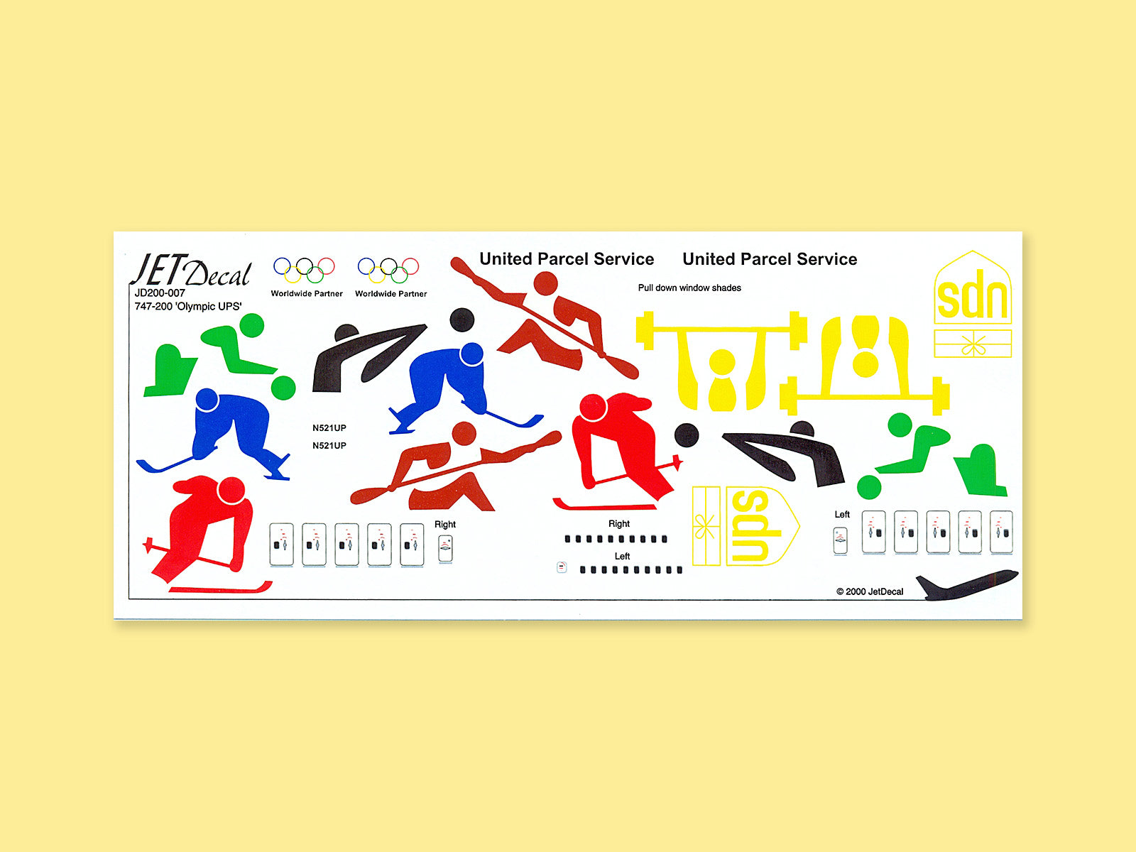 "UPS - Olympic" Boeing B 747-200