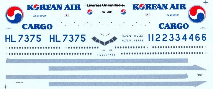 "KOREAN AIR CARGO" McDonnell Douglas DC-10 / MD-11
