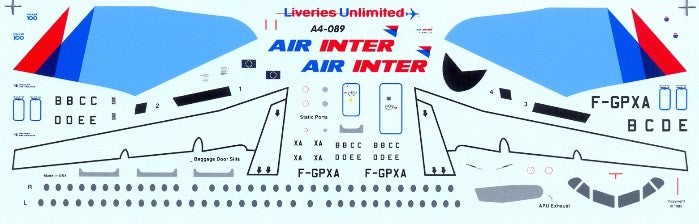 "AIR INTER" Fokker F-100