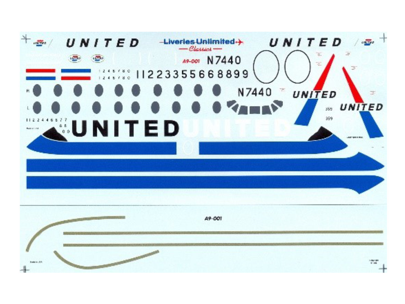 "UNITED" Vickers Viscount 700