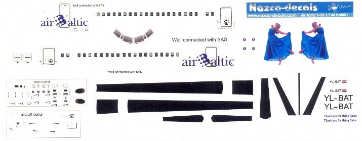 "air baltic" Fokker F-50