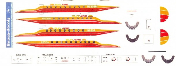 "SUN AIRE" Fairchild - Swearingen "Metro II"