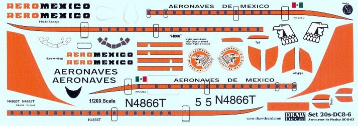 "AERO MEXICO" Douglas DC-8