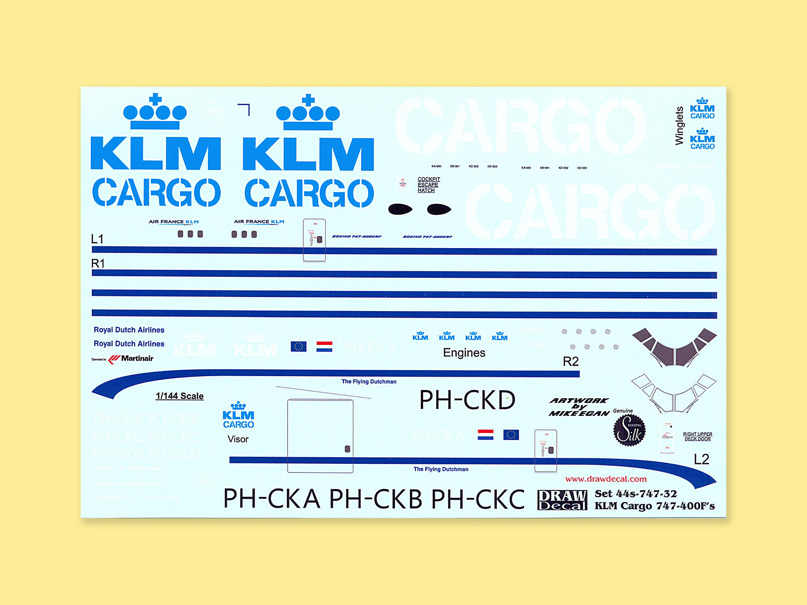 "KLM CARGO" Boeing B 747-400 ERF