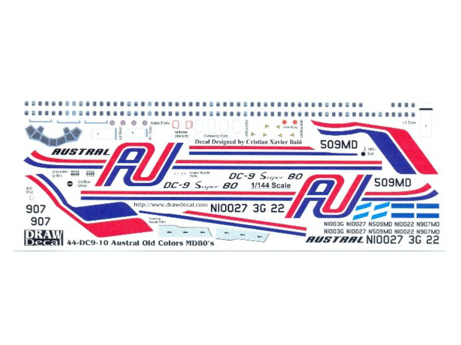 "AUSTRAL" McDonnell Douglas MD-81 / - 83