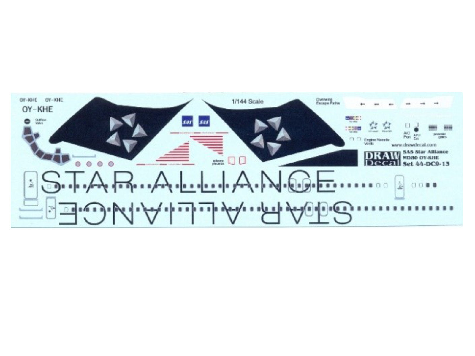 "SAS STAR ALLIANCE" McDonnell Douglas MD-80