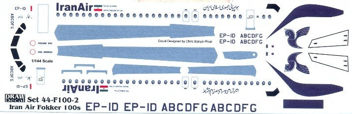 "IranAir" Fokker F-100