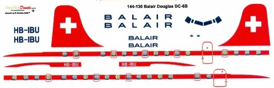 "BALAIR" Douglas DC-6 B