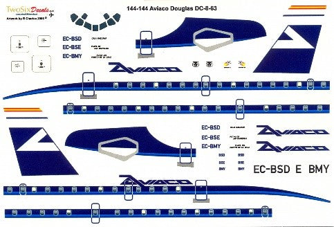 "AVIACO" Douglas DC-8