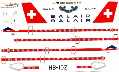 "BALAIR" Douglas DC-8