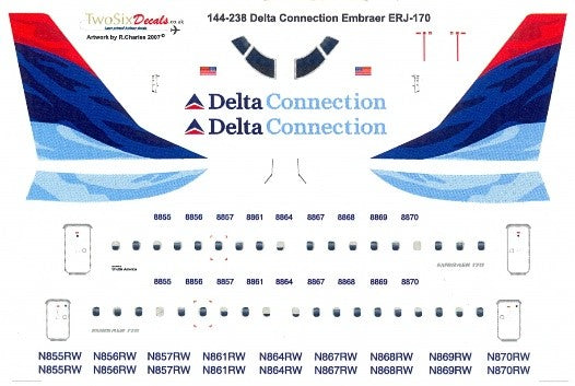 "Delta Connection" Embraer ERJ 170