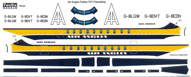 "AIR ANGLIA" Fokker F 27