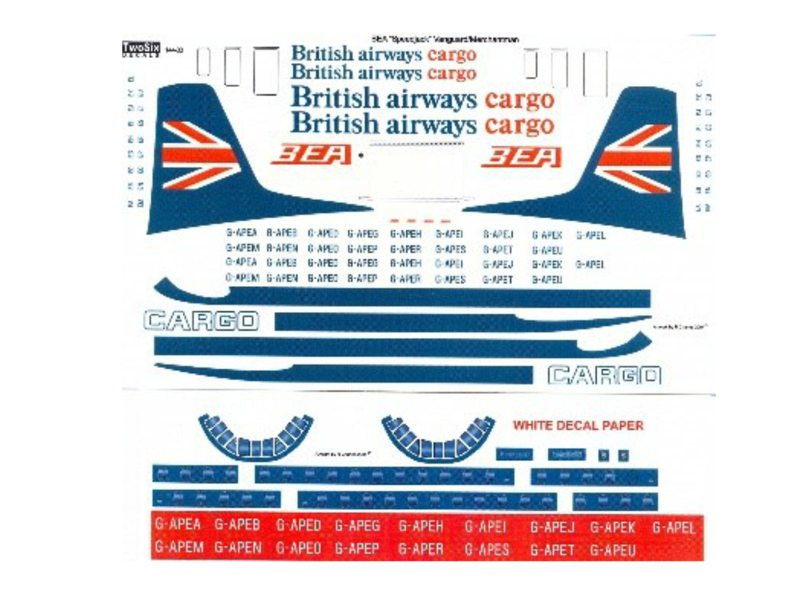 British Airways Cargo Vickers Vanguard