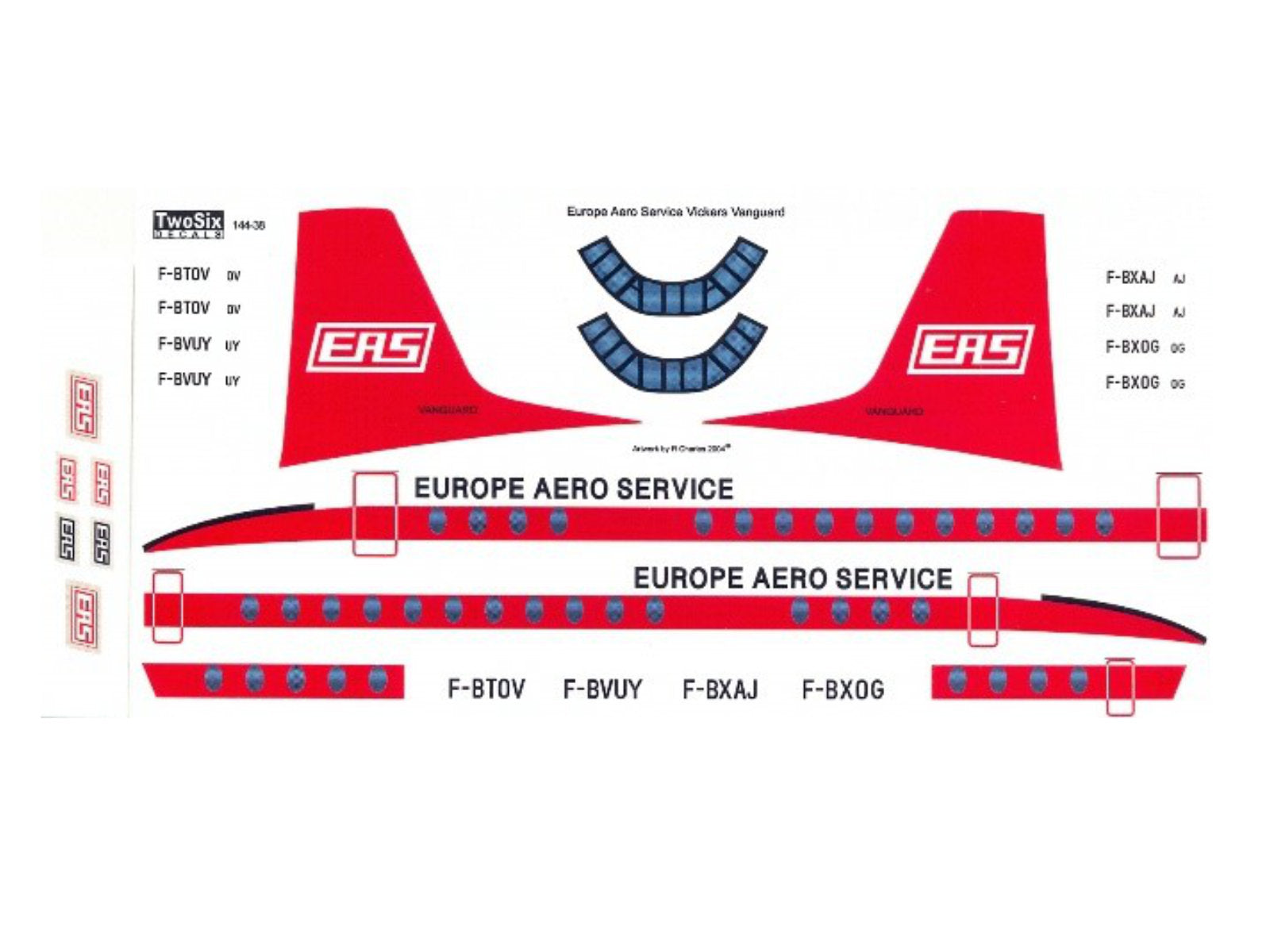 "EUROPE AERO SERVICE" Vickers Vanguard
