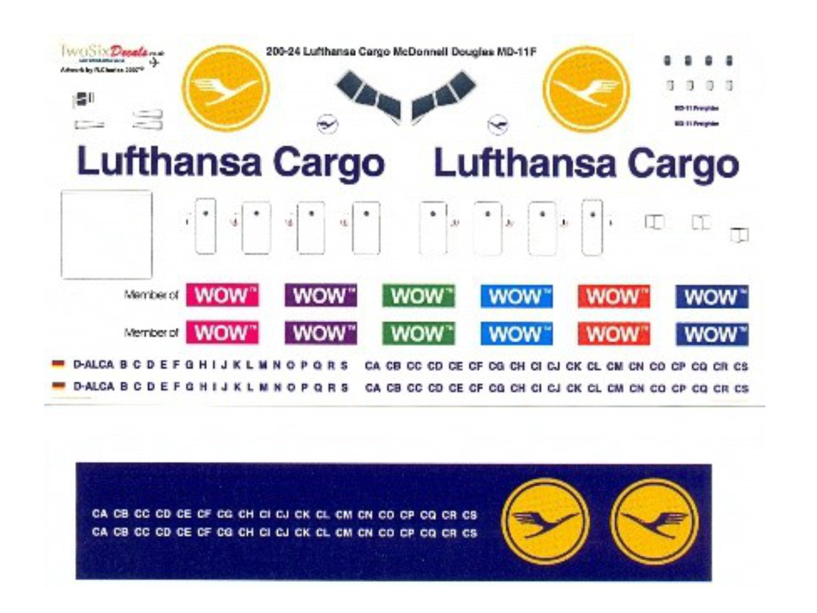 "Lufthansa Cargo" McDonnell Douglas MD-11